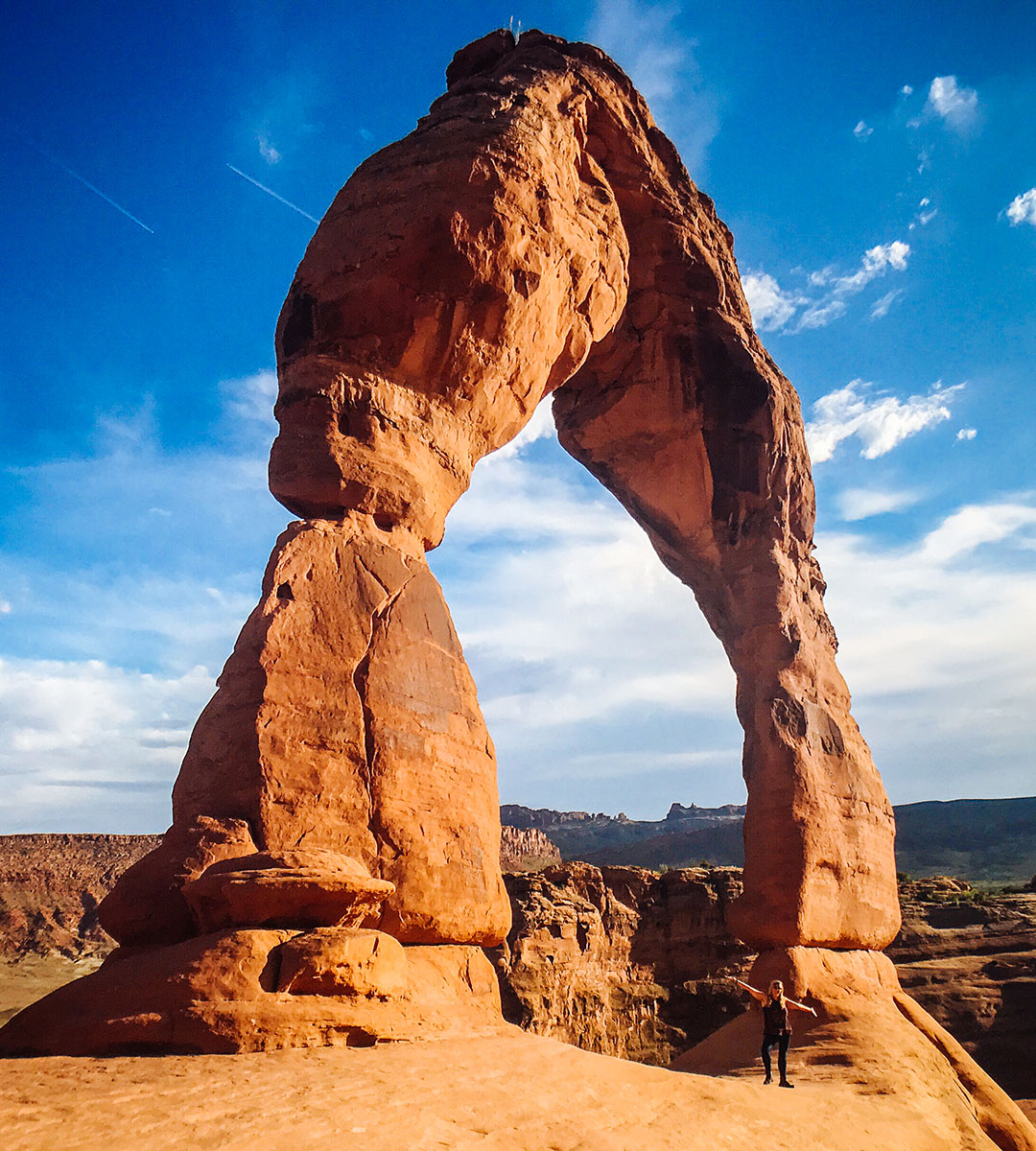 Delicate Arch Arches National Park Moab Utah road trip usa