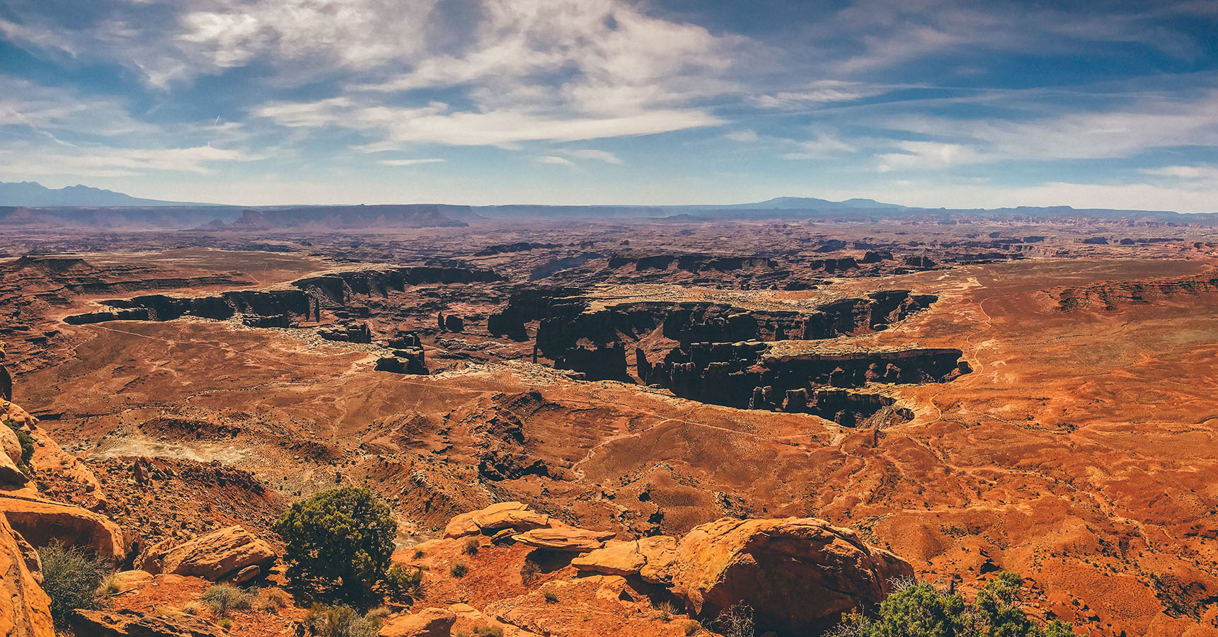 Grand view Canyonlands national park island in the sky utah moab usa road trip