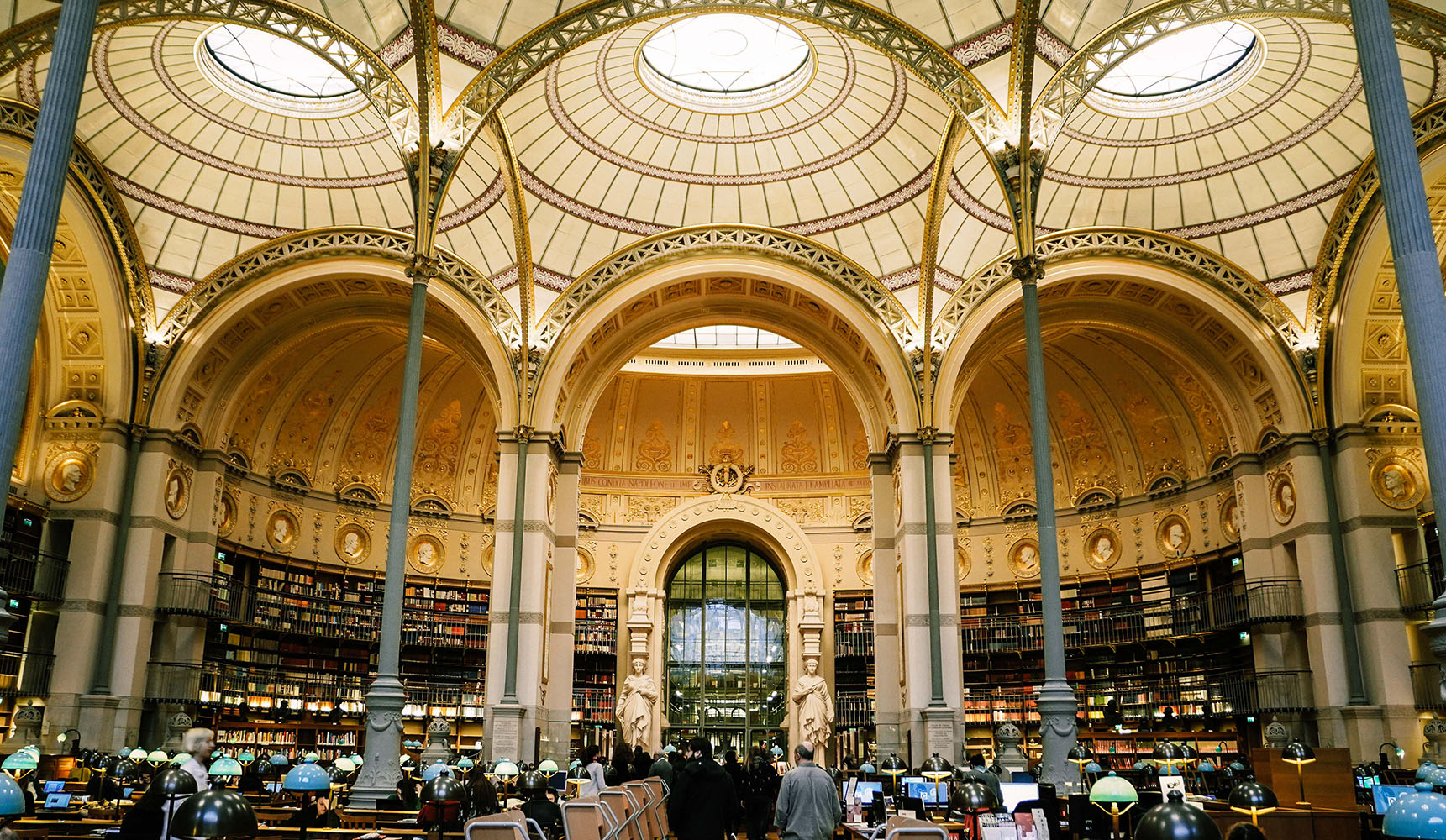 Bibliothèque Richelieu BNF Paris Salle Labrouste