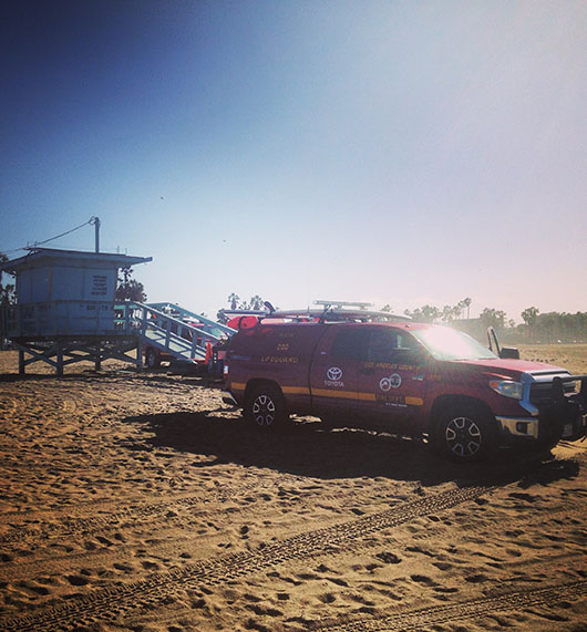 Lifeguard venice beach los angeles california