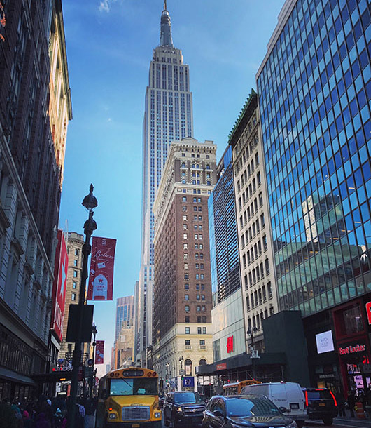 Empire State Building New York Manhattan street