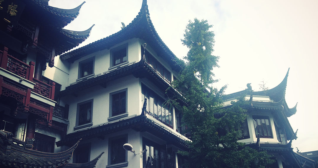 Old city shanghai china