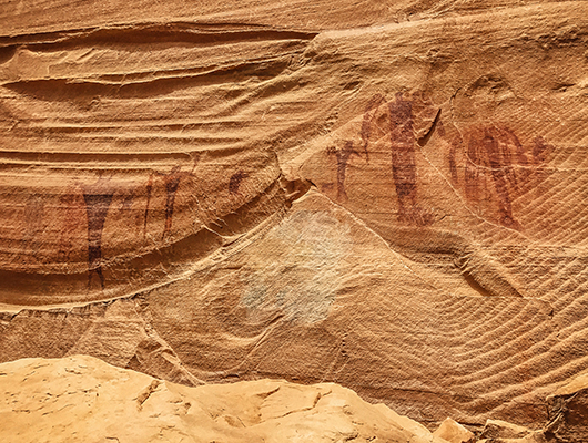 Little Grand Canyon Utah road trip USA Petroglyphes Buckhorn Wash