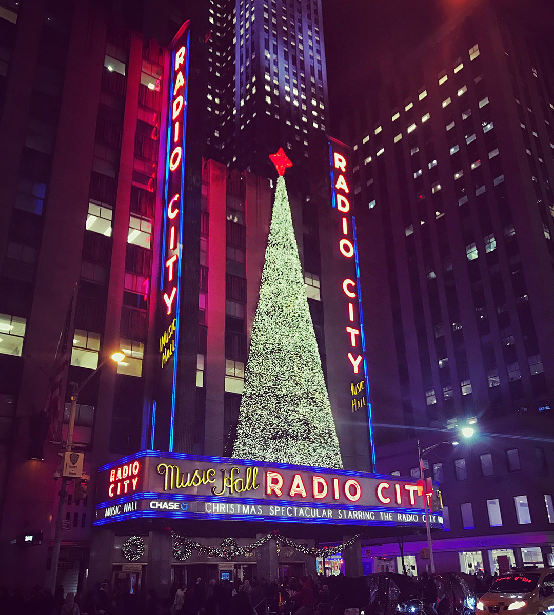 Radio City Music Hall New York Christmas Rockettes Musical Spectacle Nuit Night