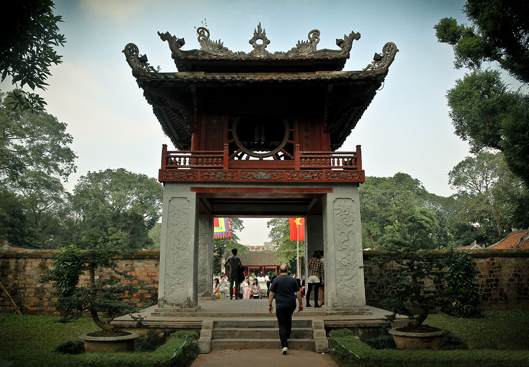 Temple de la littérature hanoi vietnam