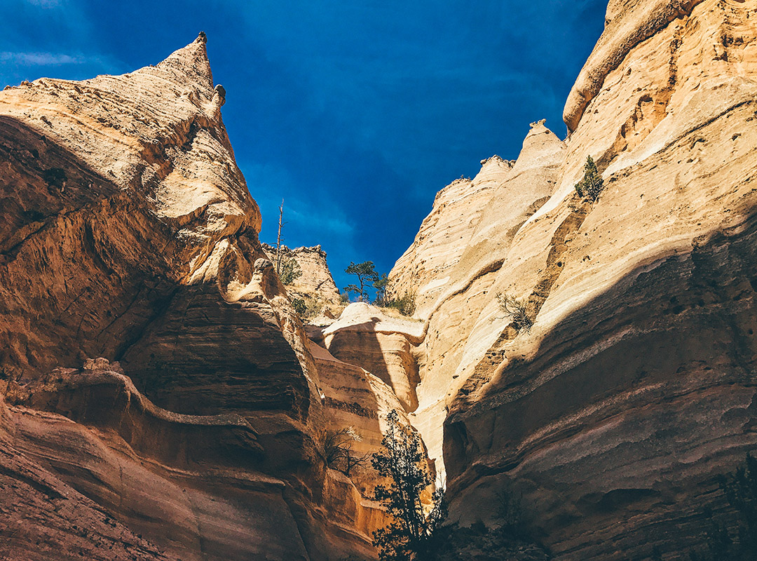 Kasha Katuwe Tent Rocks National Monument Nouveau Mexique Road Trip USA Slot Canyon trail