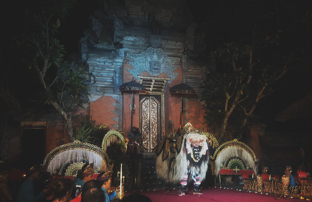 Ubud palace spectacle danse traditionnelle