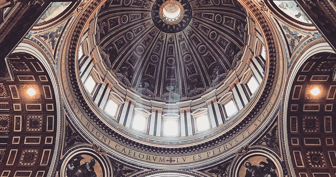 Vatican Basilique saint pierre plafond