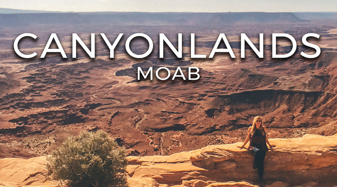 Video vlog reportage Canyonlands national park island in the sky utah moab usa road trip